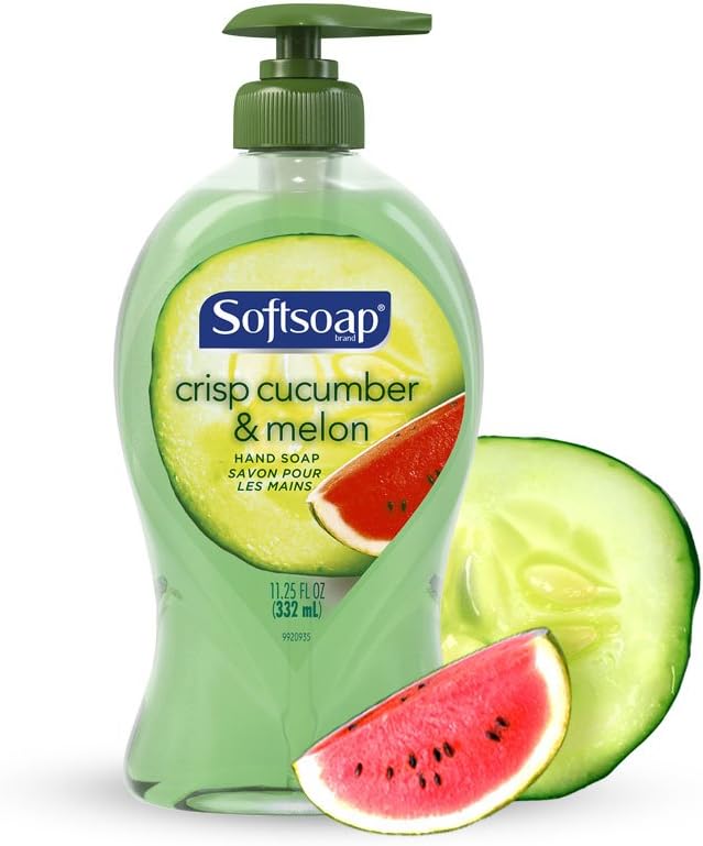 Softsoap Liquid Hand Soap Crisp Cucumber and Melon 11.25 Oz