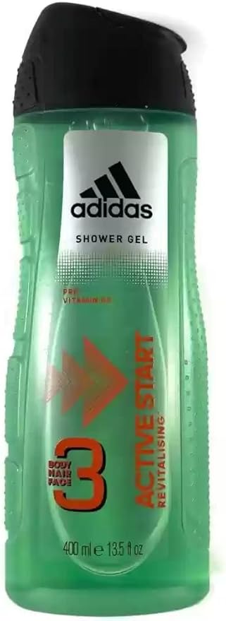 adidas Active Start 3-in-1 Body, Hair and Face Shower Gel 400ml