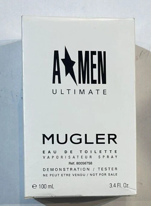 Angel A men Ultimate Cologne By Thierry Mugler For Men 100ml EDT Tester Packing