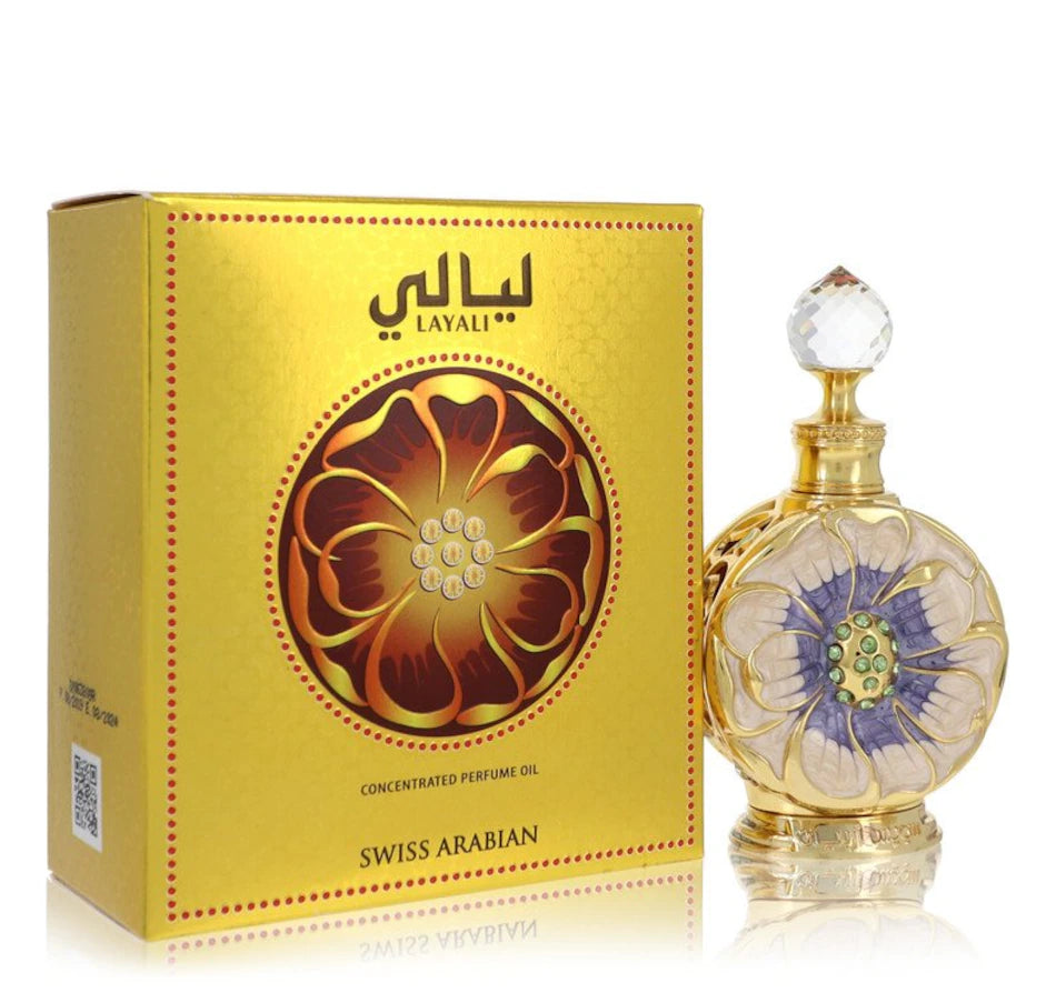 Layali by Swiss Arabian Concentrated Perfume Oil 15ml