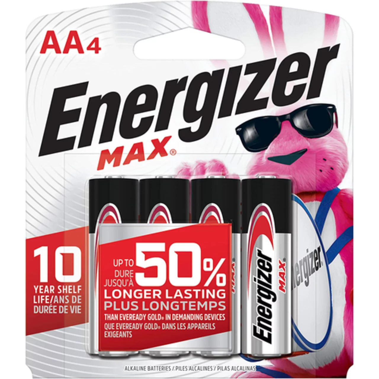 Energizer MAX AA Batteries (4 Pack)