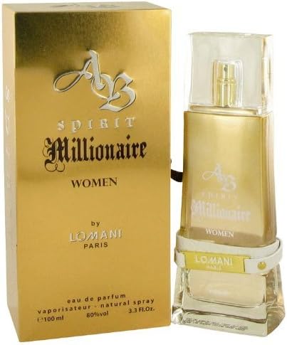 Spirit Millionaire by Lomani Women's Eau De Parfum Spray 3.3 oz