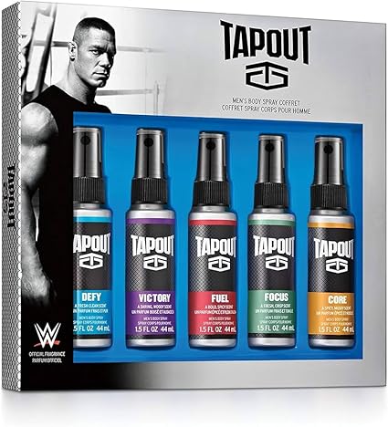 Tapout Men’s Body Spray Five Pack Gift Set