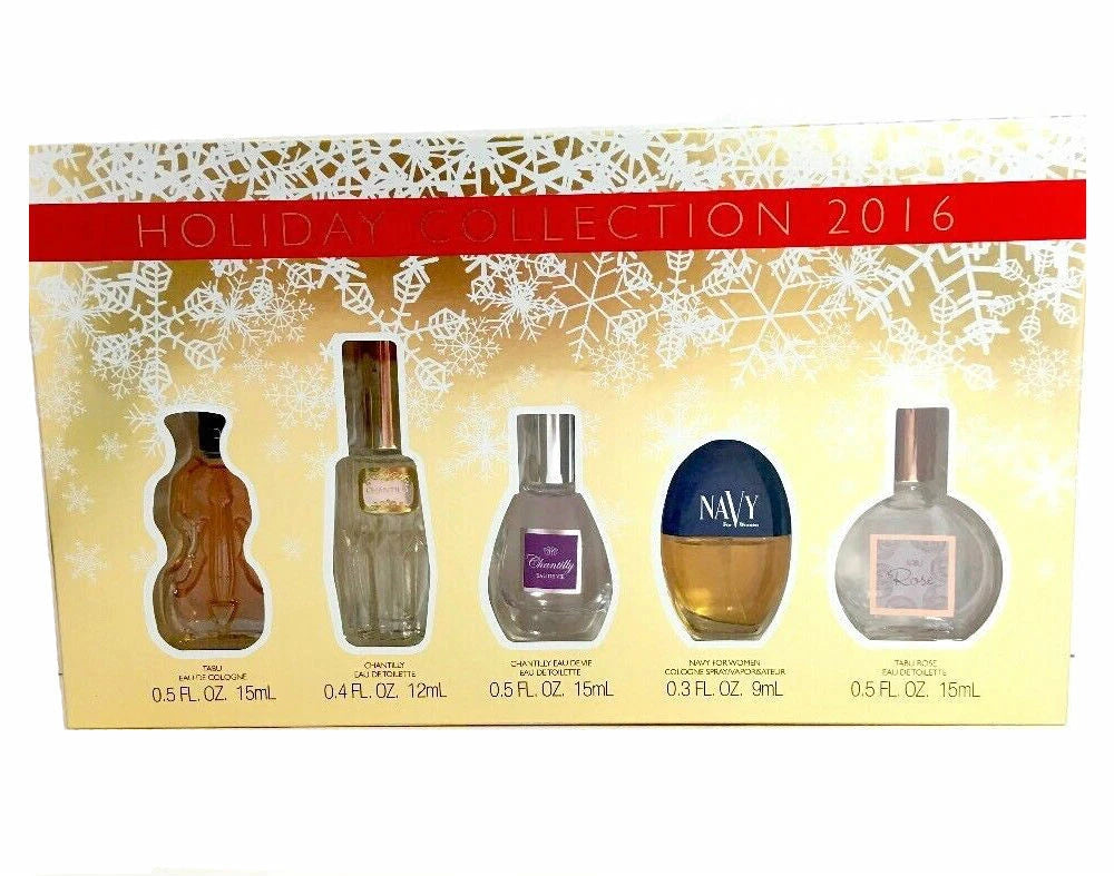Holiday Collection 2016 Women by Dana Fragrance Miniature - 5 pc New in Gift Box