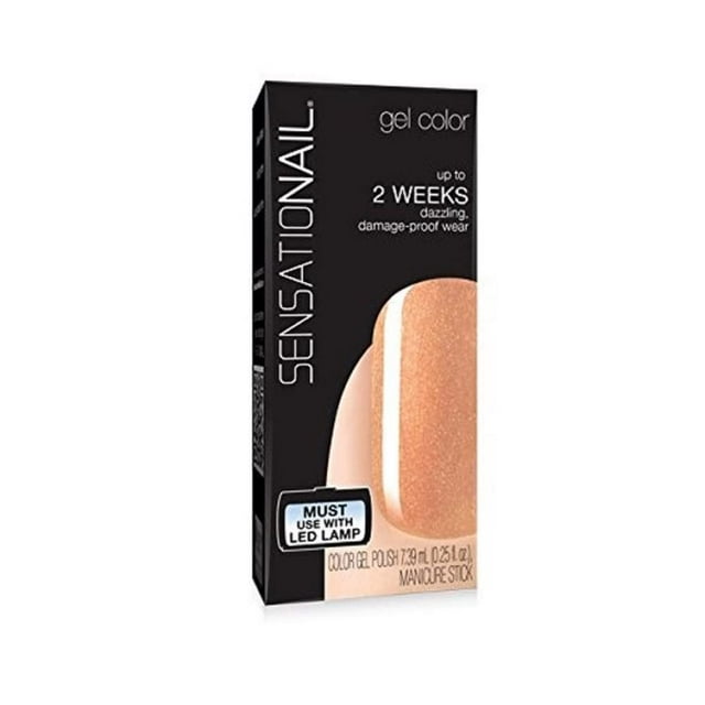 Sensationail Color Gel Polish Bubbly Champagne 71617 0.25 Oz