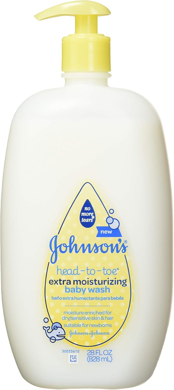 Johnson's Head-To-Toe Extra Moisturizing Baby Wash 828ml