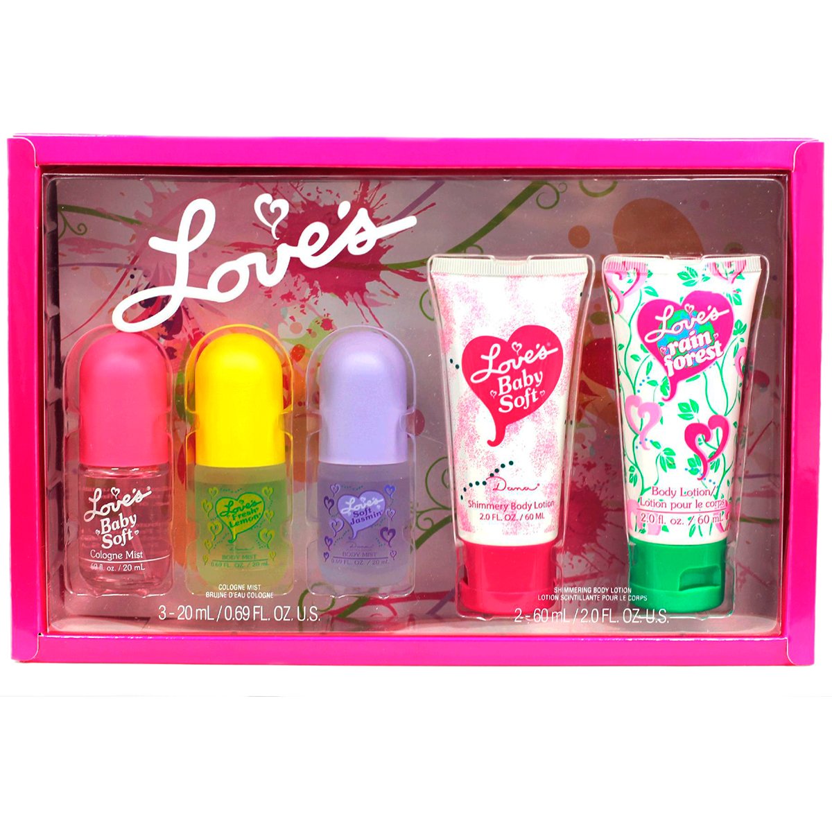 Dana Loves Baby Soft Cologne Body Spray Lotion Box Set