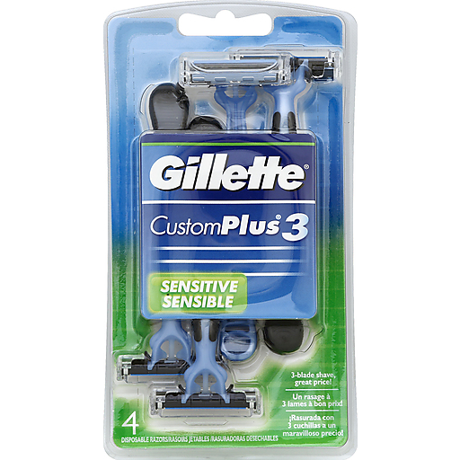 Gillette Custom Plus 3 Disposable Razors