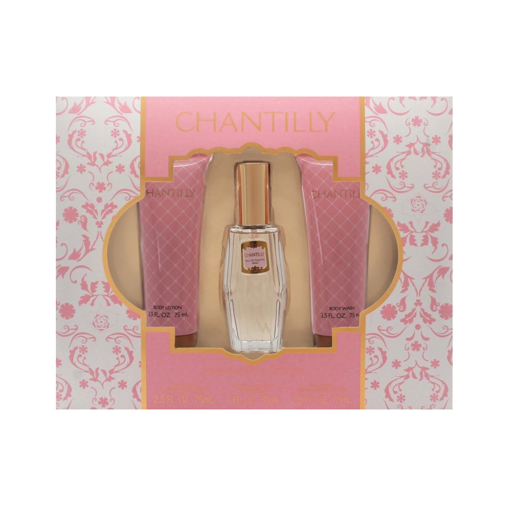 Dana Chantilly Gift Set 30ml EDT + 75ml Body Lotion + 75ml Body Wash