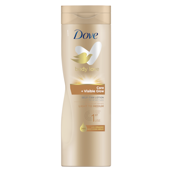 Body Love Visible Glow Gradual Self-Tan Body Lotion Light to Medium 400ml