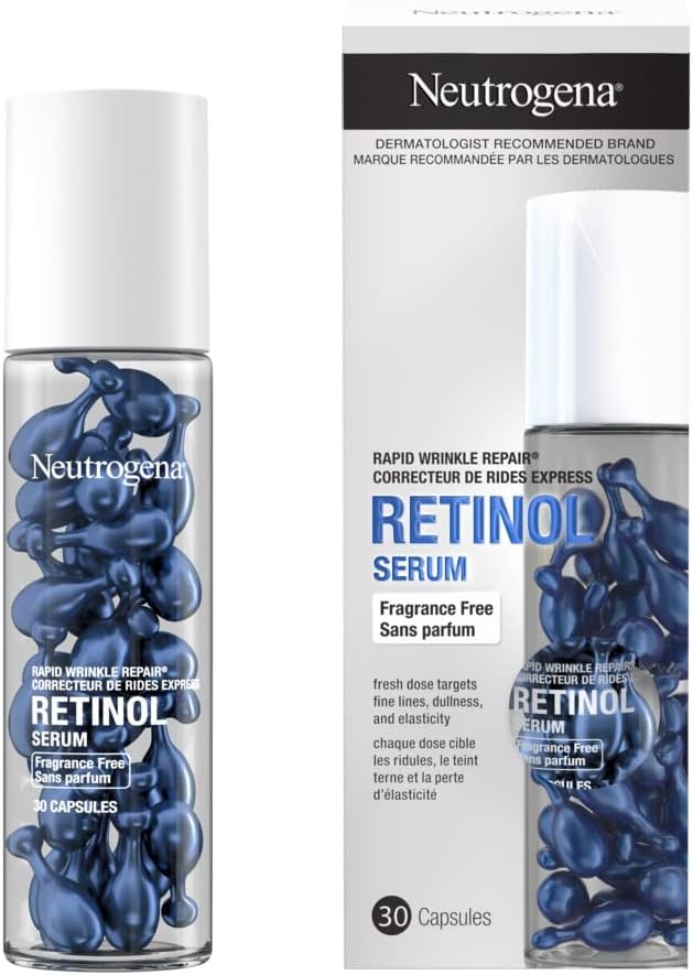 Neutrogena Retinol Wrinkle Serum Capsules – 30 Capsules