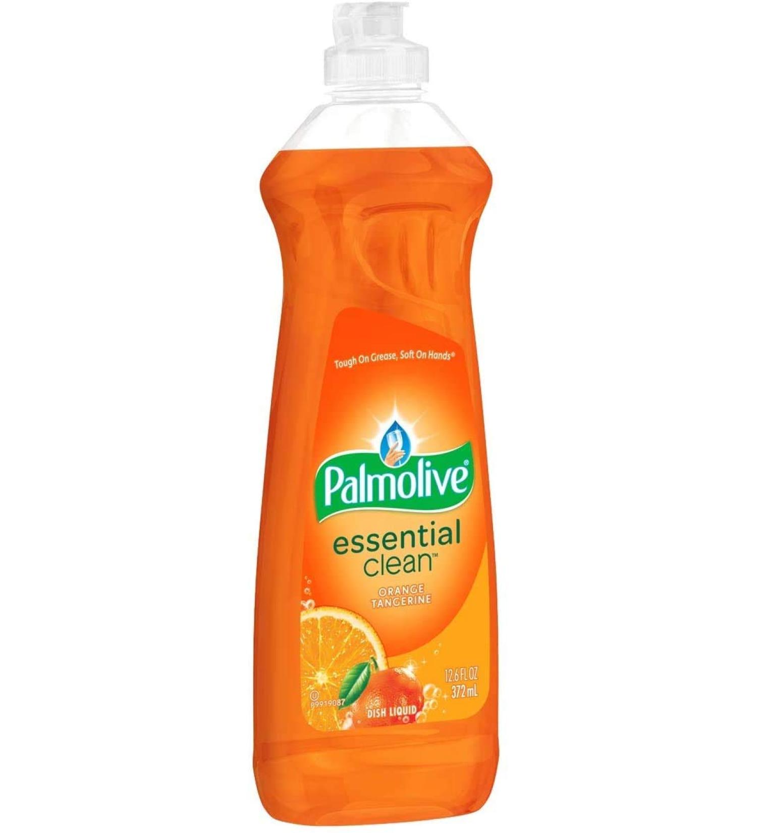 Palmolive Essential Clean Liquid Dish Soap Orange Tangerine Scent, 414 ml