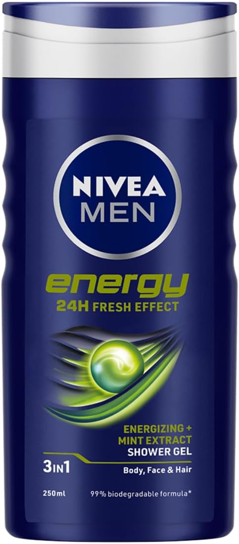 Nivea Men Energy 3 In 1 Shower Gel 250ml