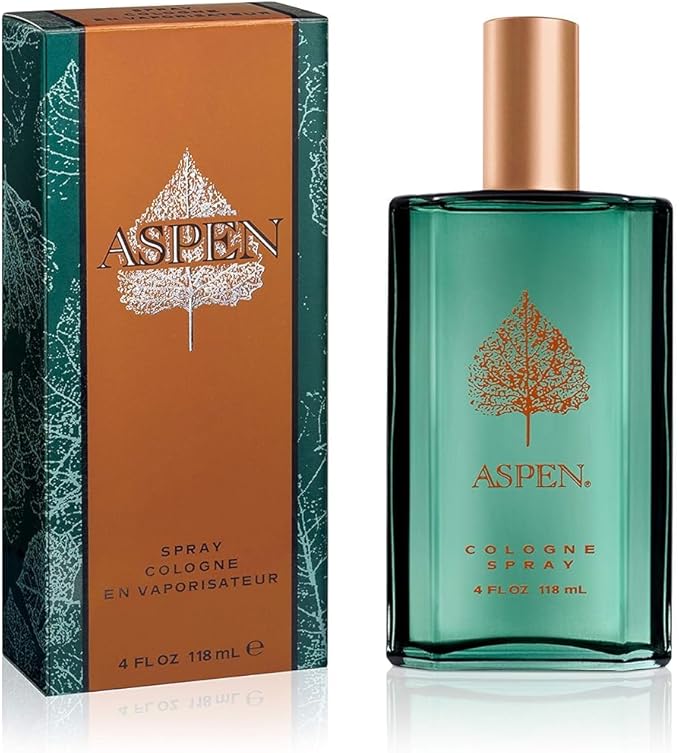 Aspen Spray Cologne by Coty for Men 4 Ounce