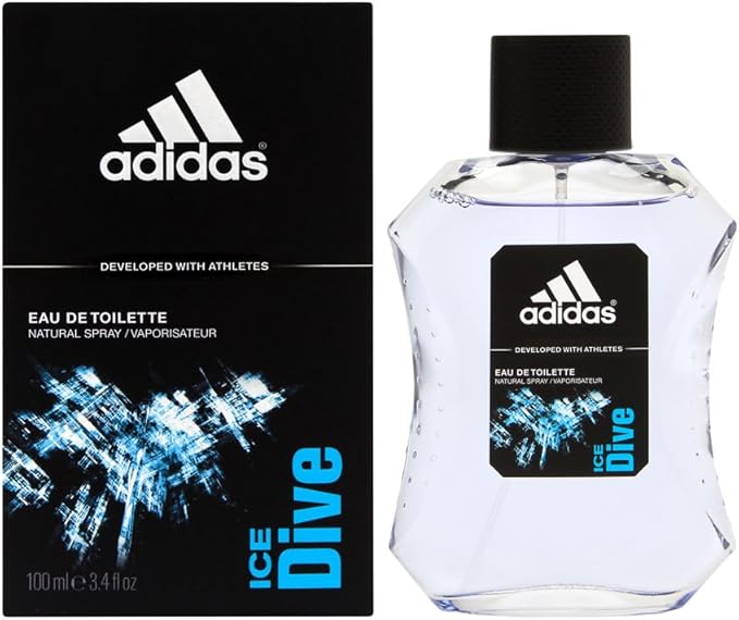 Adidas Ice Dive Eau de Toilette Spray Bottle 100 ml