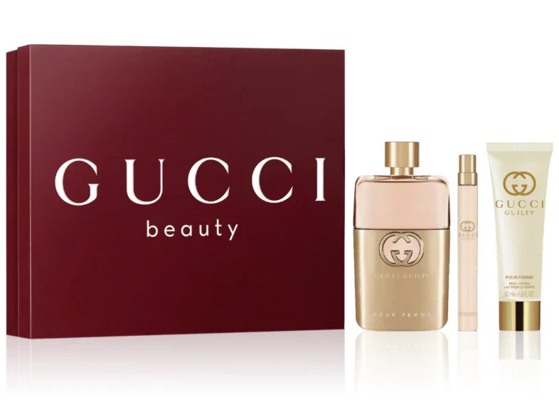 Gucci Guilty 3pc Set 90ml Edp Women