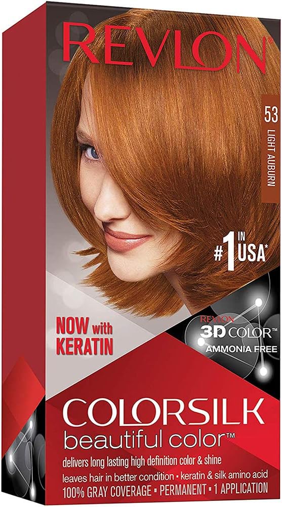 Revlon Colorsilk Beautiful Color –  53 Light Auburn