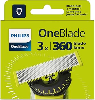 Philips Oneblade 360 Replacement Blades For Face x3