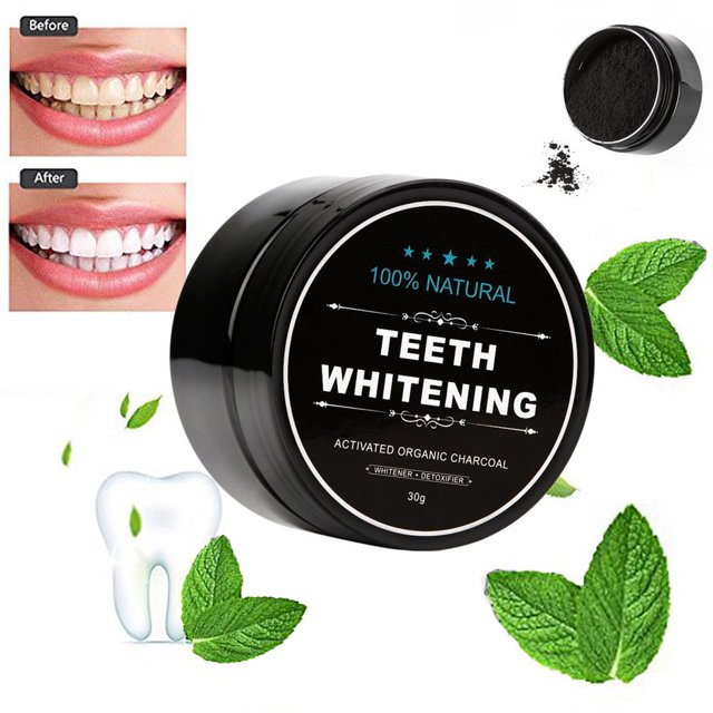 Natural Teeth Whitening Whitener Activated Organic Charcoal Powder 30g