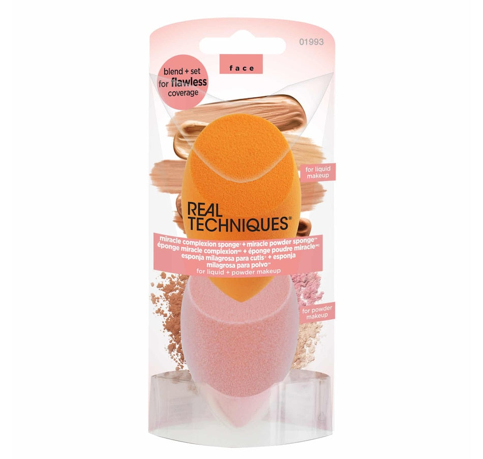 Real Techniques Miracle Complexion Sponge + Miracle Powder Sponge
