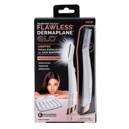 Flawless Dermaplane Glo Lighted Facial Exfoliator & Hair Remover