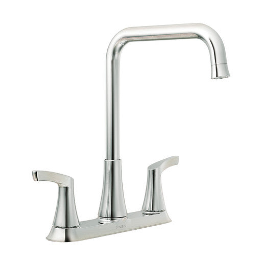 Moen Danika Chrome two-handle high arc kitchen faucet