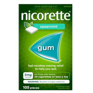 Nicorette Gum Spearmint 2mg