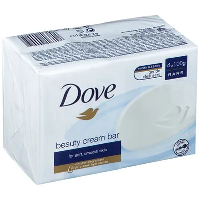 Dove Original Beauty Cream Bar Soap 4 x 100g