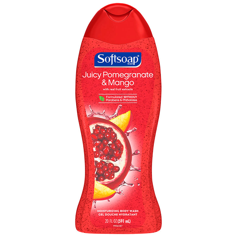SoftSoap Juicy Pomegranate & Mango Moisturizing Body Wash 20 fl oz