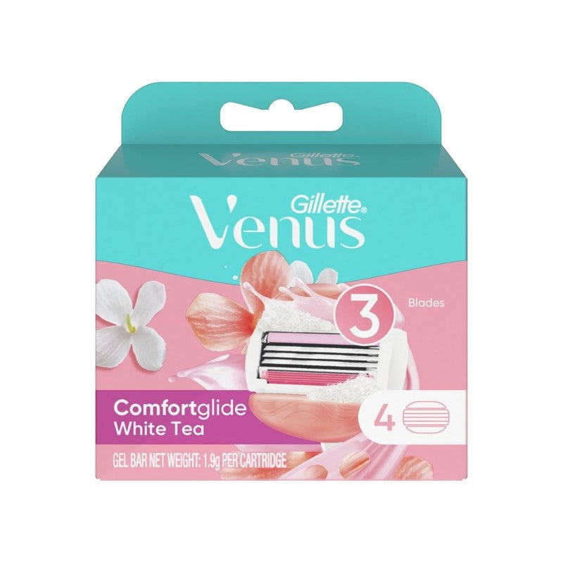 Gillette Venus Comfortglide White Tea Cartridge 4 Refills