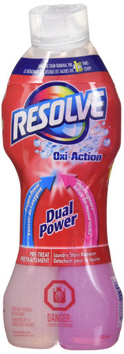 Resolve Oxi-Action Dual Power Laundry Stain Remover Pre-Treat, 650 ml