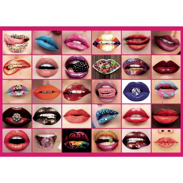 1000 Pieces Jigsaw Lips Puzzle