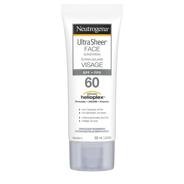 Neutrogena Ultra Sheer Face Sunscreen Lotion SPF 60 - 88 ml