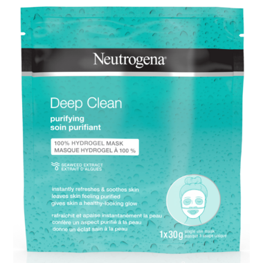 Neutrogena Deep Clean Purifying Hydrogel Mask Pack (12 Pieces x 30g)