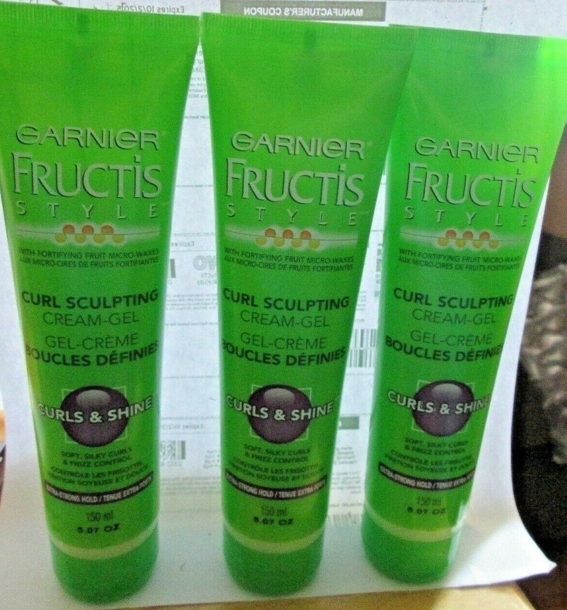 Garnier Fructis Style, Curl & Shine Sculpting Cream-Gel, Extra Strong Hold 150ml