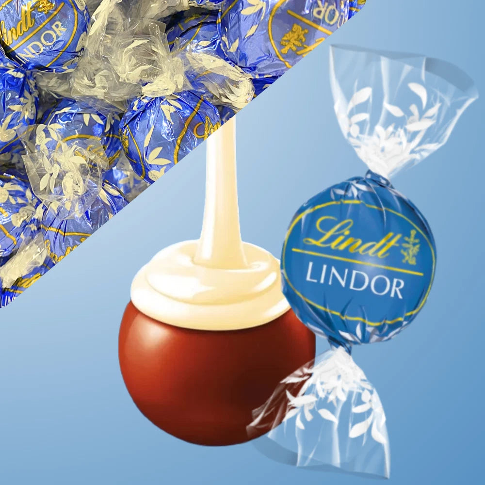 Lindt Lindor Milk and White Chocolate Truffles