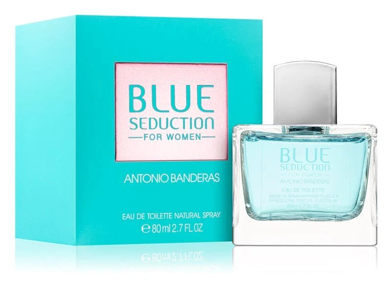 Antonio Banderas Blue Seduction for Her Eau de Toilette Natural Tones 80 ml