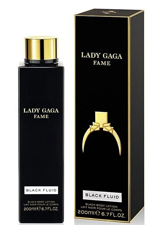 Lady Gaga Fame Black Fluid Body Lotion 6.7 oz / 200 ml