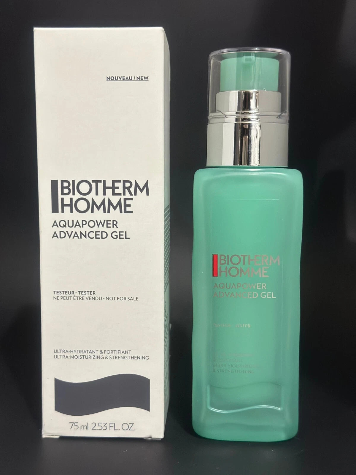 BIOTHERM HOMME Aquapower Advance Gel Ultra Moisturizing Strengthen 75 ml